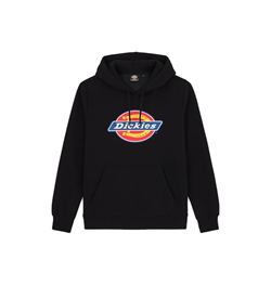 FELPA ICON LOGO HOODIE BLACK